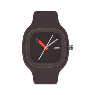 Alessi Kaj Plastic Watch AL100 Color Brown