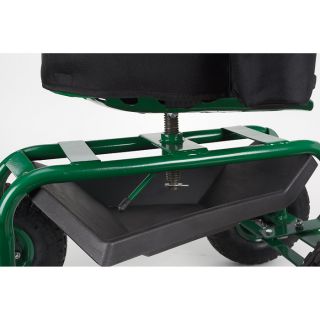 Deluxe Rolling Garden Seat with Easy Change Turnbars  Yard Carts   Wheelbarrows