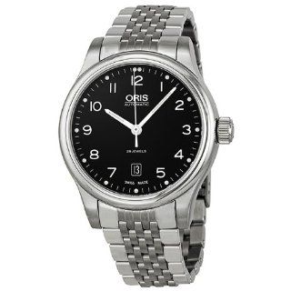 Oris Classic Date Automatic Black Dial Steel Mens Watch 01 733 7594 4094 07 8 20 61 Oris Watches