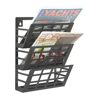 Grid 3 pocket Magazine Rack
