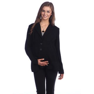 Ashley Nicole Maternity Ashley Nicole Maternity Womens Black 2 button Career Jacket Black Size S (4  6)