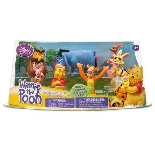Disney Winnie the Pooh 3 1/2" Figure Play Set    7 Pc. (Pooh, Tigger, Eeyore, Piglet, Rabbit, Owl, Kanga with Roo) Toys & Games