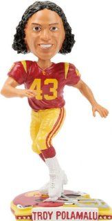 Troy Polamalu USC Trojans Bobblehead #43  Sports Fan Bobble Head Toy Figures  Sports & Outdoors