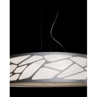 Studio Italia Design Grace Cylinder Pendant with Custom Fabric Diffuser 14330