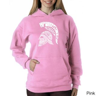 Los Angeles Pop Art Los Angeles Pop Art Womens Spartan Sweatshirt Pink Size XL (16)