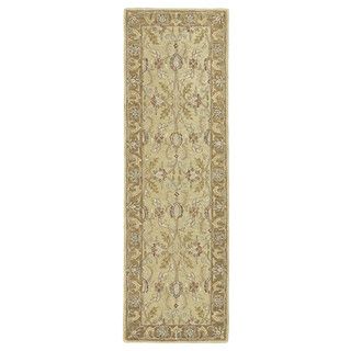 Hand tufted Joaquin Camel Agra Wool Rug (26 X 8)