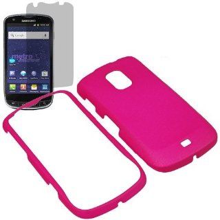 BW Hard Shield Shell Cover Snap On Case for MetroPCS Samsung Galaxy S Lightray 4G R940 + Fitted Screen Protector  Pink Cell Phones & Accessories