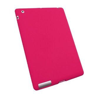 Apple IPAD2/3/4 Silicon Skin Solid Hot Pink Cell Phones & Accessories