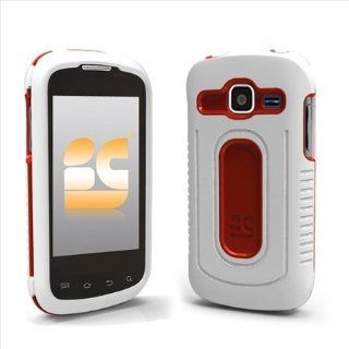 Duo Shield for Samsung Transfix R730, White/Red Cell Phones & Accessories