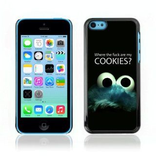 ARTCASES CollectionsTM Black Hard Back Case for Apple iPhone 5C ( Funny Cookiemonster ) Cell Phones & Accessories
