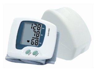 Anova Medical AM 741 Automatic Digital Wrist Cuff Blood Pressure Monitor with Large Lcd Display, White Health & Personal Care