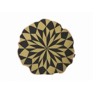 ferm LIVING Star Round Organic Cotton Cushion 733 Color Olive