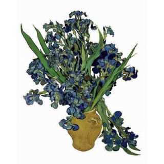 Oots Flat Flowers Greetings Van Gogh in Irises FFG 016