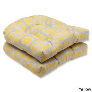 Pillow Perfect Keene Wicker Outdoor Seat Cushions (set Of 2)