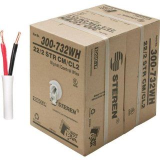 300 732WH Steren 1000FT 22/2 Strand CL2 Electronics