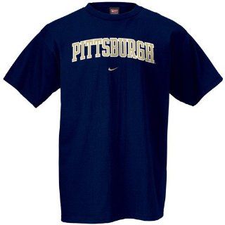 Nike Pittsburgh Panthers Navy College Classic T shirt (Medium)  Sports Related Merchandise  Sports & Outdoors