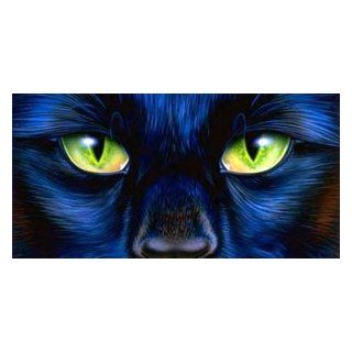 Airbrushed License Plate   Cat Eyes   #733 Automotive