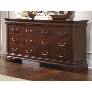 Liberty Furniture Industries Liberty Cherry Louis Philippe 8 drawer Dresser Cherry Size 8 drawer