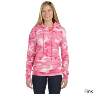 Code V Mens Camouflage Hooded Sweatshirt Pink Size XXL