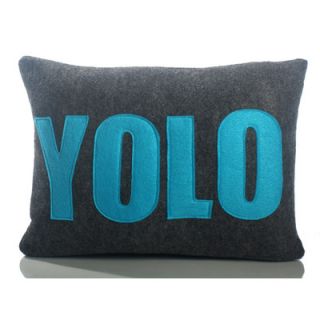 Alexandra Ferguson Modern Lexicon YOLO Decorative Pillow YOLO 104
