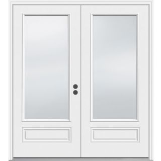 JELD WEN 71.5 in 1 Lite Glass Composite French Inswing Patio Door