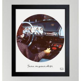 Oliver Gal Turn on your HiFi Framed Graphic Art 10230 Size 16 x 20