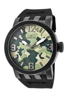 Invicta 10457  Watches,Mens DNA/Camouflage Green Camouflage Black Silicone, Casual Invicta Quartz Watches