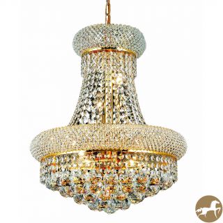 Christopher Knight Home Geneva 8 light Royal Cut Crystal And Gold Chandelier