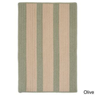 Light House Natural Stripe Reversible Outdoor Rug (2 X 3)