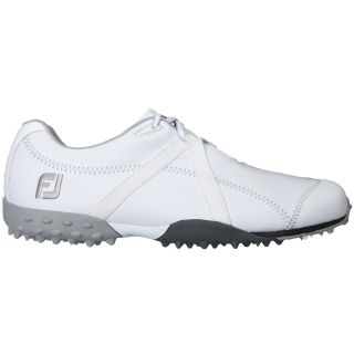 Footjoy Womens M Project White Leather Spikeless Golf Shoes