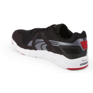 Puma Mens Faas 350 S Running Shoes   Black/Grey/Red      Clothing