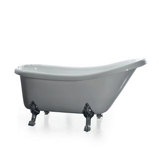 Ove Decors Classic 66 inch Clawfoot Tub With Faucet