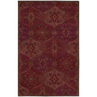 Nourison Hand tufted India House Red Rug (8 X 106)