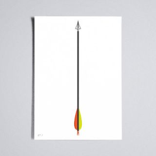 Roo Kee Roo Workbench Arrow Graphic Art ROOK1023 Size 7 H x 5 W x 0.1 D, 