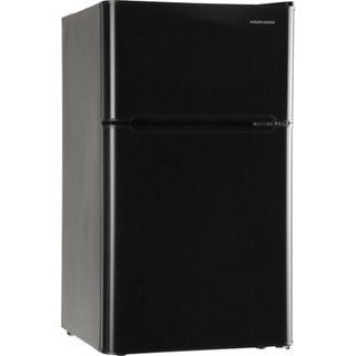 Black & Decker 3.3 cu ft 2 Door Refrigerator, Black Appliances