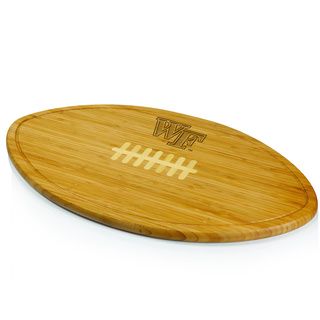 Picnic Time Kickoff Wake Forest University Demon Deacons Engraved Natural Wood Cutting Board