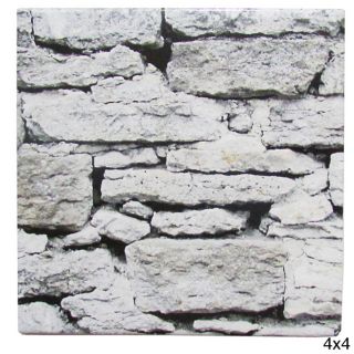 Weathered Stone Wall Ceramic Wall Tiles (pack Of 20)