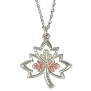 gold fall leaf pendant in sterling silver orig $ 89 00 64 99 add
