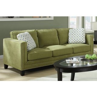 Emerald Carlton Green Apple Sofa