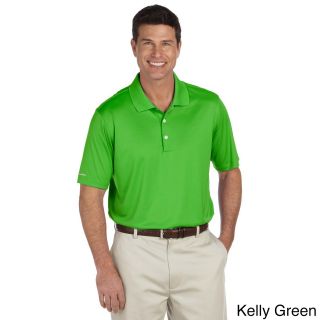 Ashworth Ashworth Mens Performance Interlock Solid Polo Shirt Green Size XXL