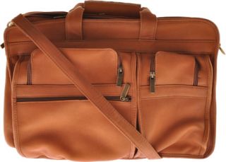 Millennium Leather Vaqueta Napa Expandable Multi Function Briefcase