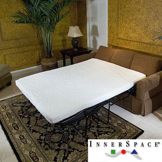 Innerspace 4.5 inch Cool Memory Foam Sofa Sleeper Mattress With Zipper Cover