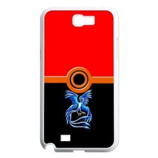Custom Personalized Hot Cartoon & Anime Series Pokemon PokeBall Cover Hard Plastic Samsung Galaxy Note 2 N7100 Case Cell Phones & Accessories