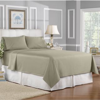 Aspire Linens Pima Cotton 750 Thread Count Solid Luxury Sheet Set Green Size Full