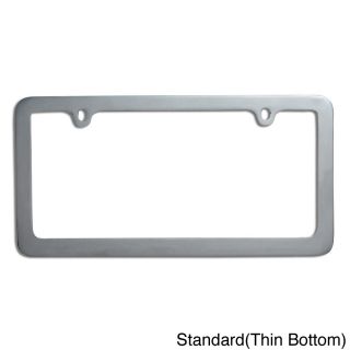 Oxgord Single piece Designer Zinc Auto License Plate Frames