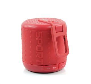 Doss DS1208 Hurricane Sport Mini Handsfree Portable Wireless Bluetooth TF Player Speakers (Red)   Players & Accessories