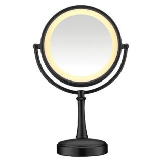 Conair Fog Resistant Cosmetic Mirror   Black Matte