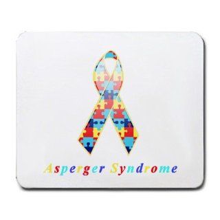 Asperger Syndrome Awareness Ribbon Mouse Pad 