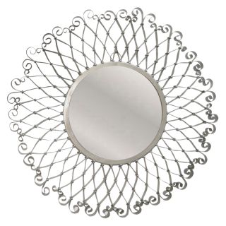Lotus Silver Iron Mirror