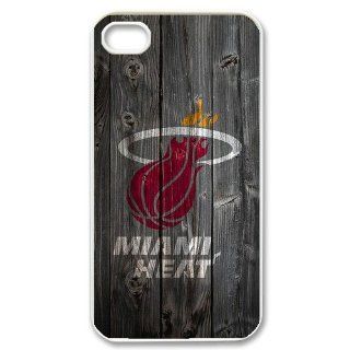 Miami Heat Wood Basketball team logo iPhone 4/4s Hard Plastic Protective Case,Durable Case Computers & Accessories